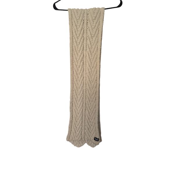 Dolce and Gabbana Vintage Wool Long Knit Scarf 70x8